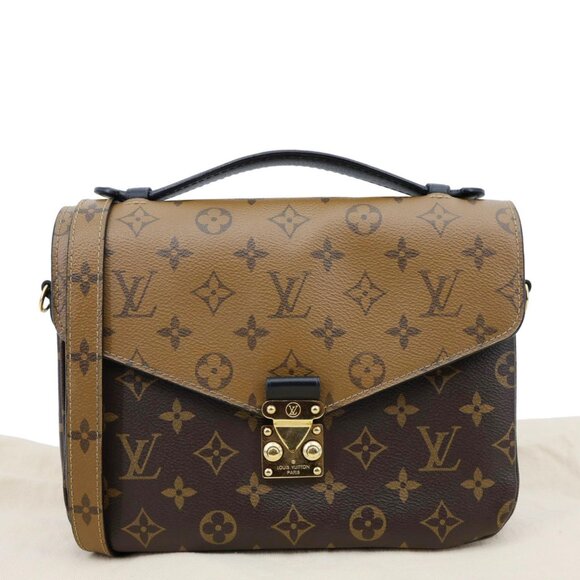 Louis Vuitton  Metis Pochette Reverse Monogram Canvas Crossbody Bag Brown - Picture 3 of 14